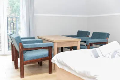Część wypoczynkowa w obiekcie VacationClub – Zdrojowa 7 Apartament 11
