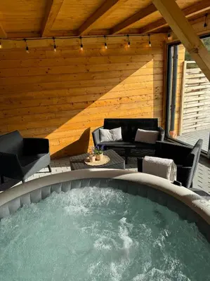 Plan piętra w obiekcie Domki Nad Stawami z Jacuzzi i Sauną 2