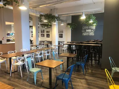 Restauracja lub miejsce do jedzenia w obiekcie Apartimento Hydral Vento