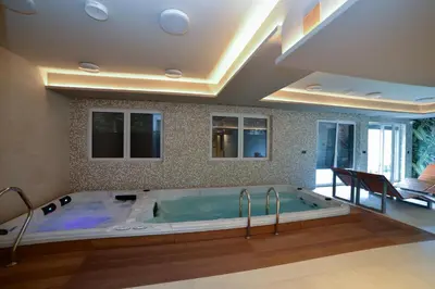 Basen w obiekcie LAGUNA Apartament Polanica Residence 23 Przytulny z klimatyzacją lub w pobliżu