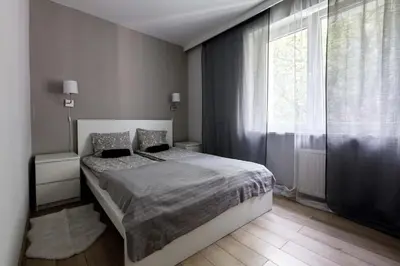 Łóżko lub łóżka w pokoju w obiekcie Close-Golden Apartment Wroclaw - One Bedroom Apartment - Rynek Square&Widok