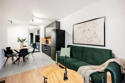 Część wypoczynkowa w obiekcie Legnicka Residence