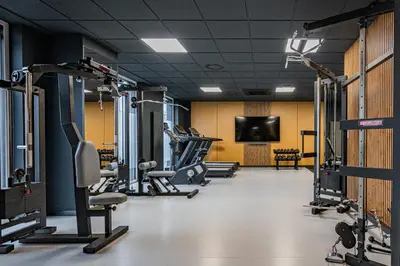 Centrum fitness w obiekcie Legnicka Residence