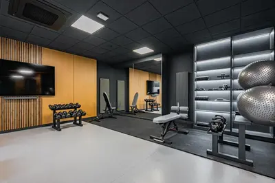 Centrum fitness w obiekcie Legnicka Residence apart