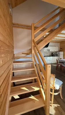 Plan piętra w obiekcie Domki Wilcza A