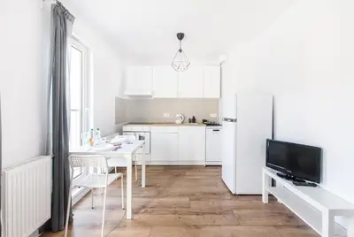 Kuchnia lub aneks kuchenny w obiekcie Grey 2 Apartment