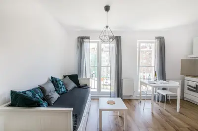 Część wypoczynkowa w obiekcie Grey 2 Apartment