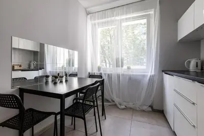 Kuchnia lub aneks kuchenny w obiekcie Close-Golden Apartment Wroclaw - One Bedroom Apartment - Rynek Square&Widok