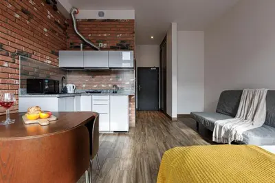 Kuchnia lub aneks kuchenny w obiekcie Central Apartments- Cozy and Stylish - Kosciuszki 28