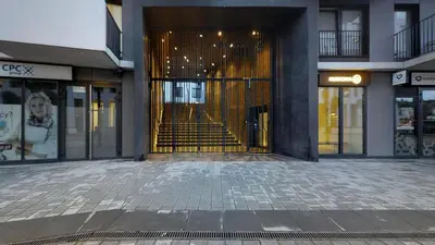Plan piętra w obiekcie klimatyzowany Apartament nad Odra - Kurkowa 14 Centrum