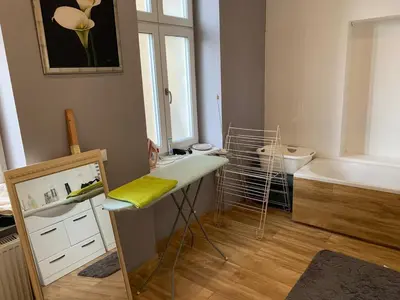 Kuchnia lub aneks kuchenny w obiekcie Spacious 3BR Apartment 2 Bathrooms Nadodrze City Center
