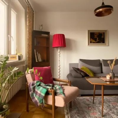 Część wypoczynkowa w obiekcie Art & Vintage - 2 rooms, close to center