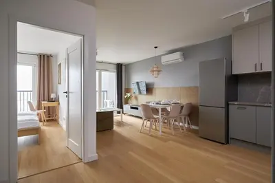 Plan piętra w obiekcie 3-room apartment near the Main Railway Station MA18