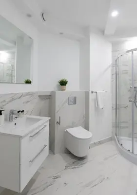 Łazienka w obiekcie ProperUNIT City Center Best View Apartment with AC