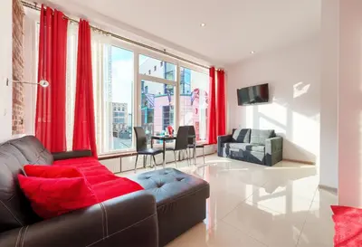 Część wypoczynkowa w obiekcie hostelswidnicka24