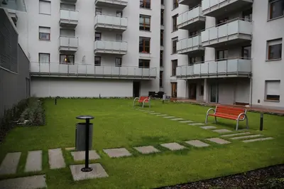Ogród w obiekcie Apartament Bema 37