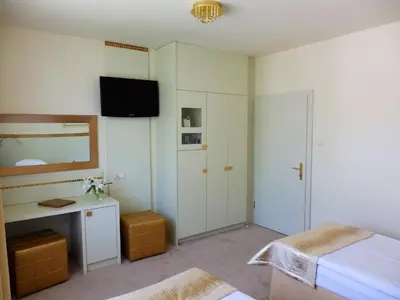 Łóżko lub łóżka w pokoju w obiekcie Hotel Court Wellness&Spa