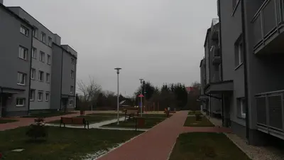 Budynek, w którym mieści się apartament