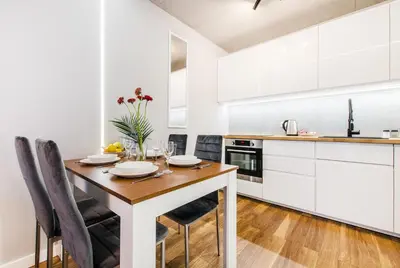 Kuchnia lub aneks kuchenny w obiekcie Smart Rental Management Apartments - CITY CENTER