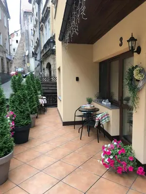 Balkon lub taras w obiekcie Spadzista 4