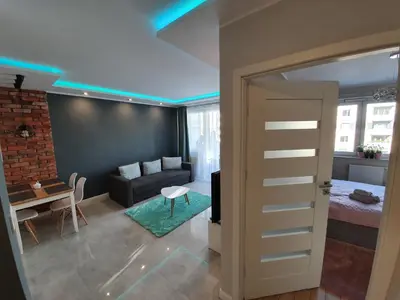 Część wypoczynkowa w obiekcie Apartament Old Town Teczowa