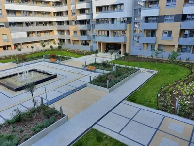 Ogród w obiekcie Apartament Old Town Teczowa