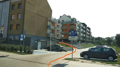Okolica w pobliżu tej kwatery prywatnej