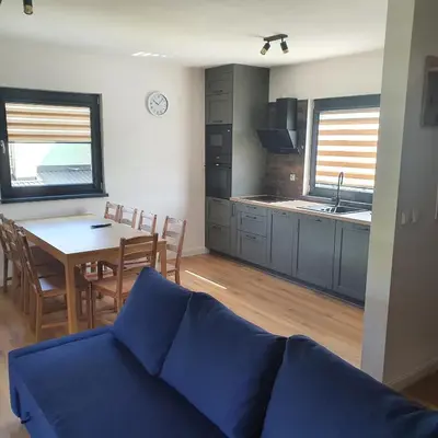 Kuchnia lub aneks kuchenny w obiekcie Apartamenty Dzika Orlica