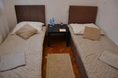 Łóżko lub łóżka w pokoju w obiekcie Apartament i pokoje Szalawa