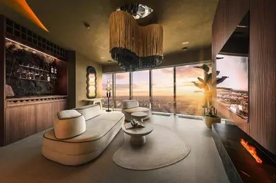Zestaw do parzenia kawy i herbaty w obiekcie Apartamenty z Jacuzzi w Sky Tower
