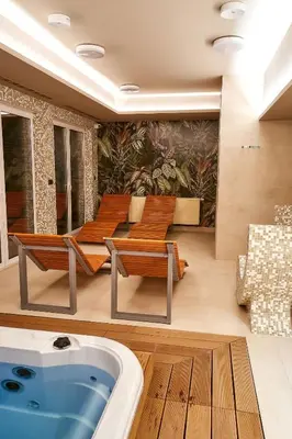 Część wypoczynkowa w obiekcie LAGUNA Apartament Polanica Residence 13 z garażem -SPA