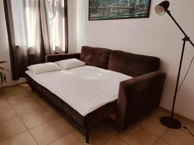 Łóżko lub łóżka w pokoju w obiekcie Apartament Seven