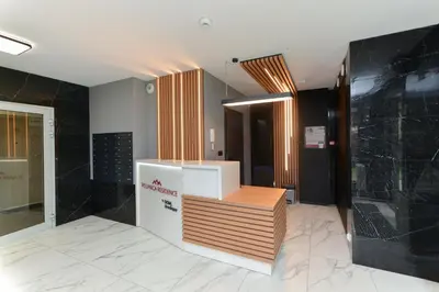 Kuchnia lub aneks kuchenny w obiekcie LAGUNA Apartament Polanica Residence 29