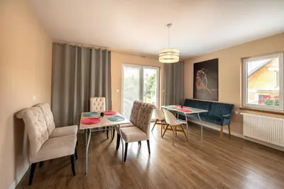 Część wypoczynkowa w obiekcie Apartamenty Mozaika - centrum Zdroju