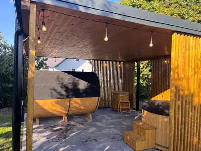 Plan piętra w obiekcie Domki u Iwony#sauna#balia