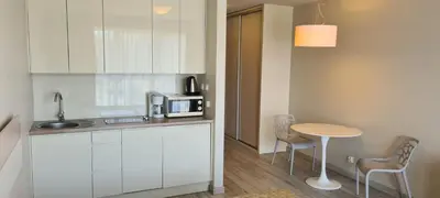 Kuchnia lub aneks kuchenny w obiekcie Apartamenty Czarna Góra Is28