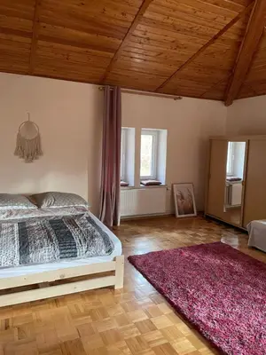 Łóżko lub łóżka w pokoju w obiekcie Willa Toskania